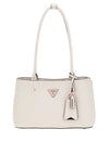 Guess Meridian Satchel Bag, Ivory