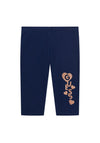 Guess Girl Glitter Heart Capri Legging, Navy