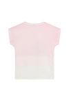 Guess Girl Ombre Heart Short Sleeve Tee, Pink