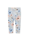 Guess Girl Floral Butterfly Print Legging, Blue