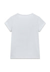 Guess Girl Cool Teddy Short Sleeve Tee, White