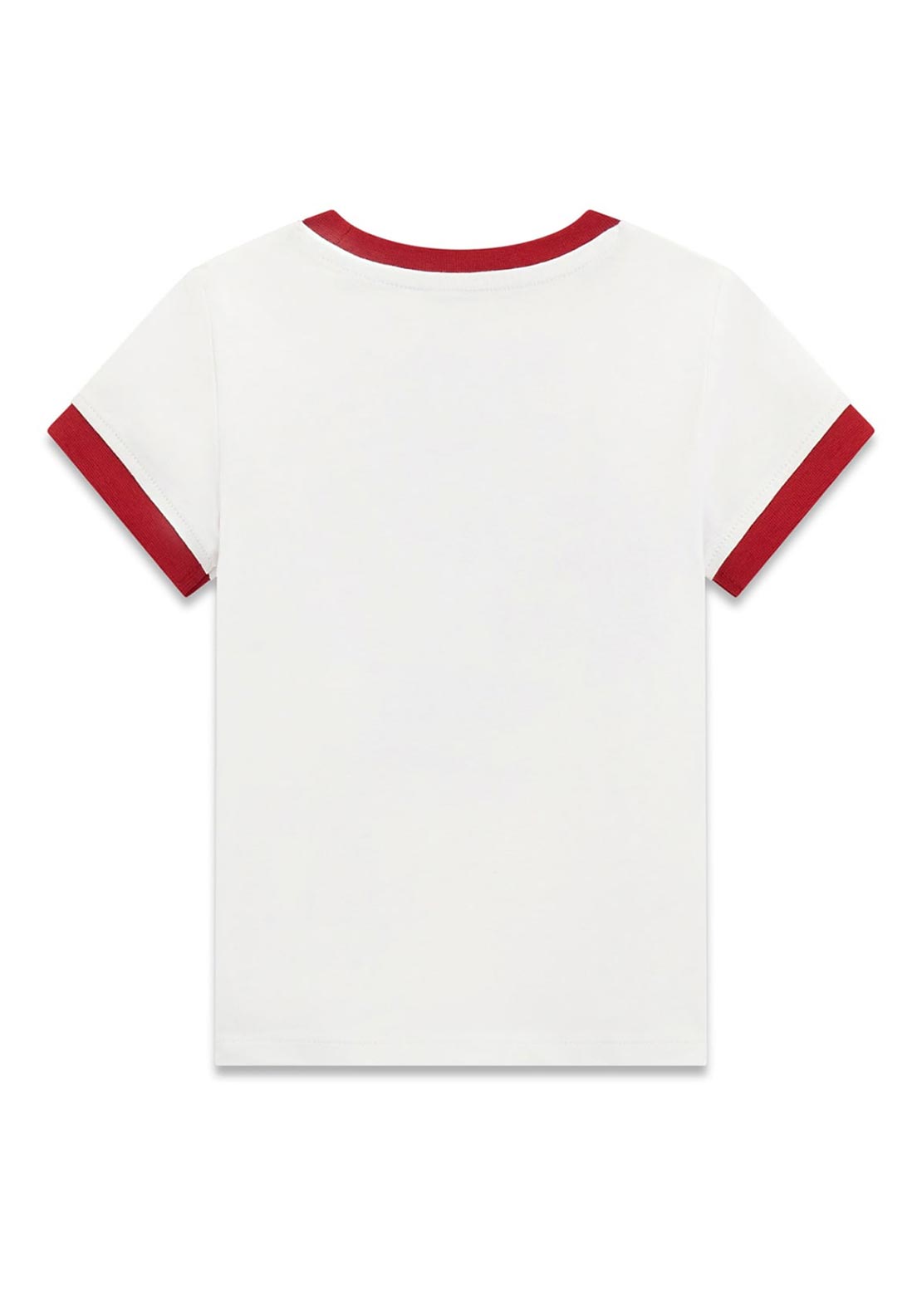 Guess Girl Cherry Hearts Short Sleeve Tee, White