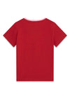 Guess Girl Love Sequin Short Sleeve Tee, Red