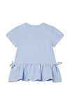 Guess Girl Love Frill Short Sleeve Tee, Blue