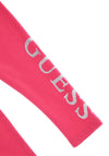 Guess Mini Girl Side Logo Legging, Pink