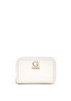 Guess Nastra Stitch Detail Wallet, Off White