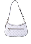 Guess Noelle 4G Logo Shoulder Bag, White
