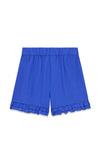 Guess Older Girl Poplin Frill Short, Blue