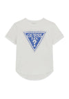 Guess Older Girl Floral Short Sleeve Tee, White