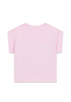 Guess Older Girl Embellished Short Sleeve Tee, Pink
