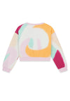 Guess Older Girl Tie-Dye Oversize Crop Sweater, Multi