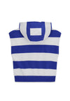 Guess Older Girl Stripe Hooded Top, Blue