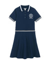 Guess Older Girl Short Sleeve Polo Dress, Navy