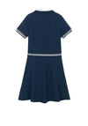 Guess Older Girl Short Sleeve Polo Dress, Navy