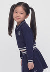 Guess Older Girl Polo and Skort Set, Navy