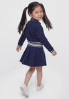 Guess Older Girl Polo and Skort Set, Navy