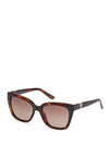 Guess GU7878 Polarised Sunglasses, Havana