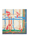 Guess Chain Pattern Silk Scarf, Multi Coloured
