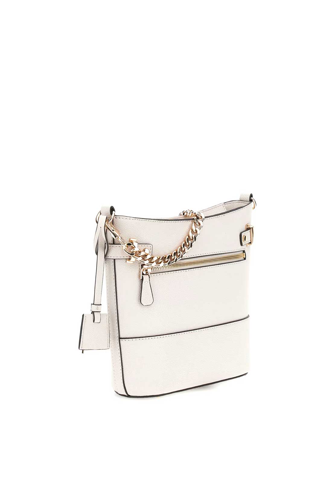 Guess Silvye Crossbody Bucket Bag, Stone