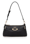 Guess Silvye Buckle Shoulder Bag, Black