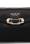 Guess Silvye Buckle Shoulder Bag, Black