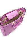 Guess Eco Angy Pebbled Society Tote Bag, Flamingo