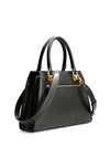 Guess Stephi Stitched Satchel Bag, Black