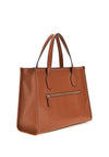 Guess Silvana Stitch Tote Bag, Cognac