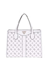 Guess Silvana 4G Logo Tote Bag, White