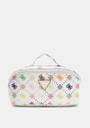 Guess Silia Logo Travel Toiletry Bag, Multicoloured