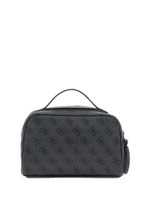 Guess Orlina Travel Logo Bag, Charcoal Grey