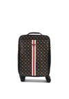 Guess Van Sant Travel 4G Peony Logo 22” Wheel Spinner Suitcase, Mocha