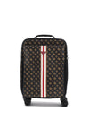 Guess Van Sant Travel 4G Peony Logo 18” Wheel Spinner Suitcase, Mocha