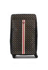 Guess Van Sant Travel 4G Peony Logo 28” Wheel Spinner Suitcase, Mocha