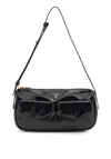 Guess Waldena Patent Shoulder Bag, Black