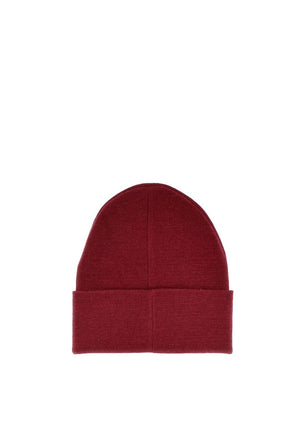Guess Logo Beanie, Wine