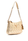 Guess Adelard Quilted Shoulder Bag, Gold