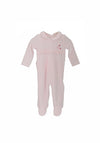 Guess Baby Girl Velour Collar BabyGrow, Pink