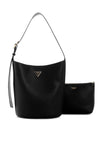 Guess Meridian II Bucket Bag, Black