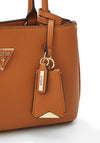 Guess Meridian II Satchel Shoulder Bag, Warm Tan