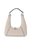 Guess Calista Dramatic Cresent Shoulder Bag, Ivory