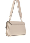 Guess Calista Flap Over Small Shoulder Bag, Ivory