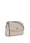 Guess Calista Flap Over Small Shoulder Bag, Ivory