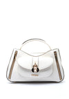 Guess Jessa Medium Satchel Bag, White