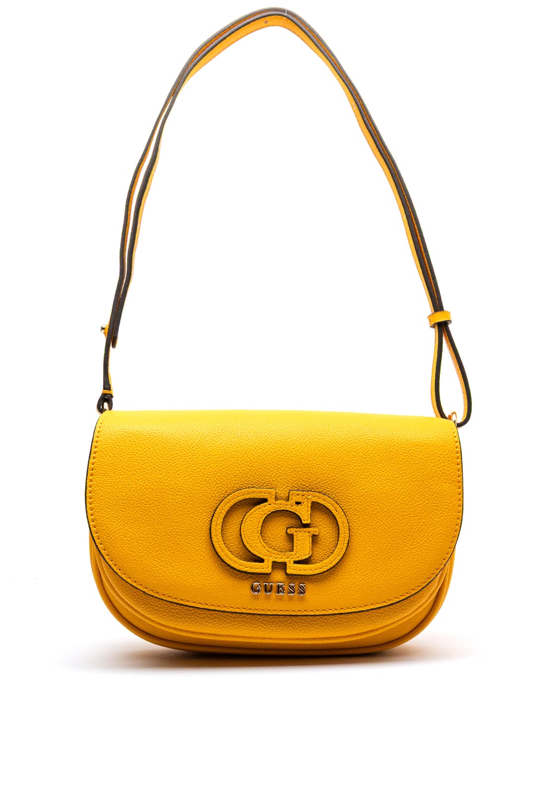 Guess Calebra Convertible Flap Over Crossbody Bag, Yellow
