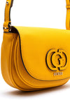 Guess Calebra Convertible Flap Over Crossbody Bag, Yellow