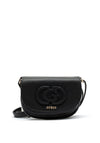 Guess Calebra Convertible Flap Over Mini Crossbody Bag, Black