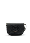 Guess Calebra Convertible Flap Over Mini Crossbody Bag, Black