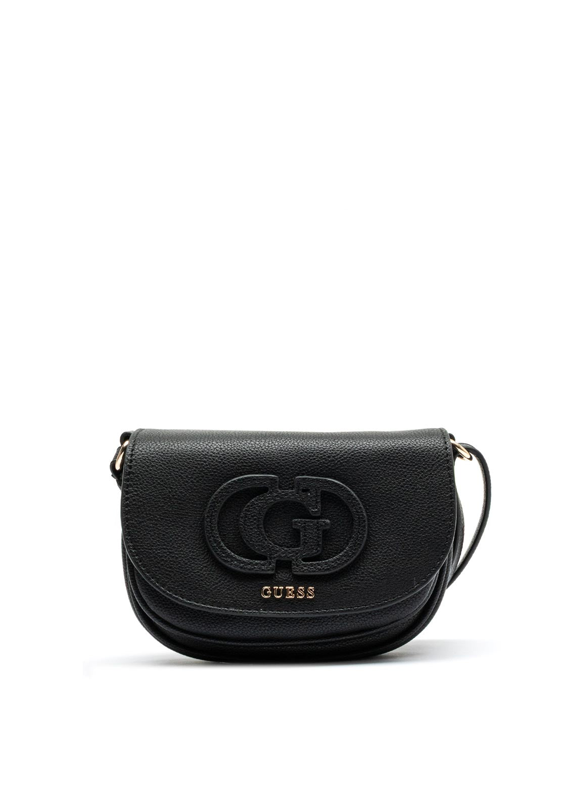 Guess Calebra Convertible Flap Over Mini Crossbody Bag, Black