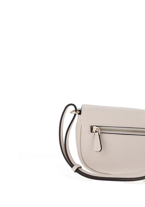 Guess Calebra Convertible Flap Over Mini Crossbody Bag, Off White